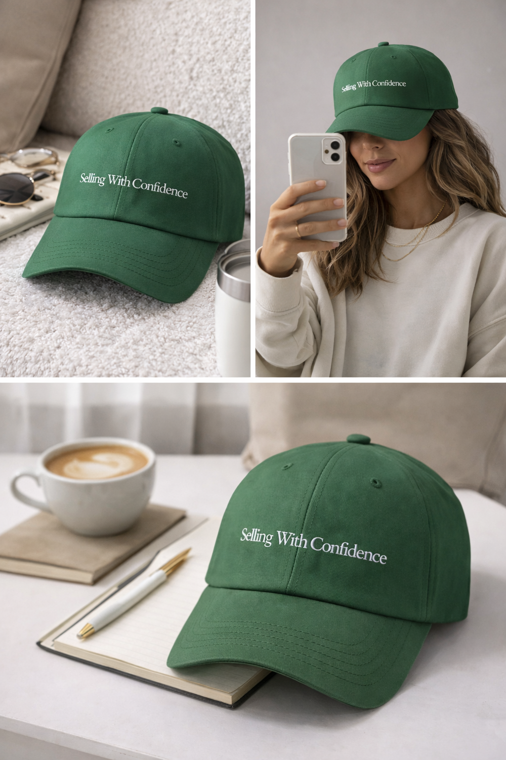 Selling With Confidence Hat (Green)