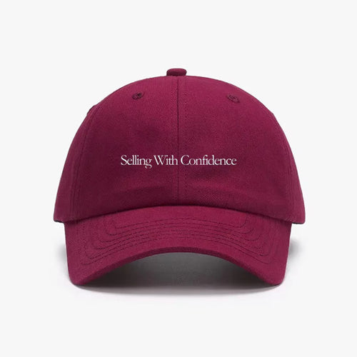 Selling With Confidence Hat (Burgundy)